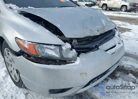 2007 Honda Civic Lx from USA, damaged, VIN 2HGFG12627H520169